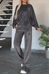 'Fauna' Long Sleeve Top and Pants Set - Celes Fashion